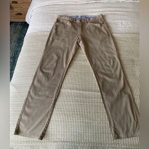 Mens Peter Millar golf pants, 33”waist. Smoke free home. Khaki.